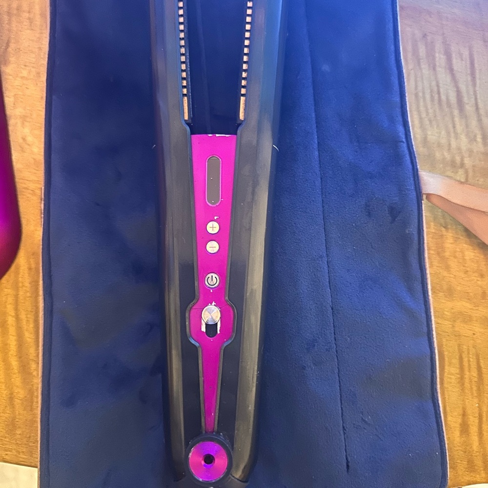 Dyson Black and Pink Hair Straightener